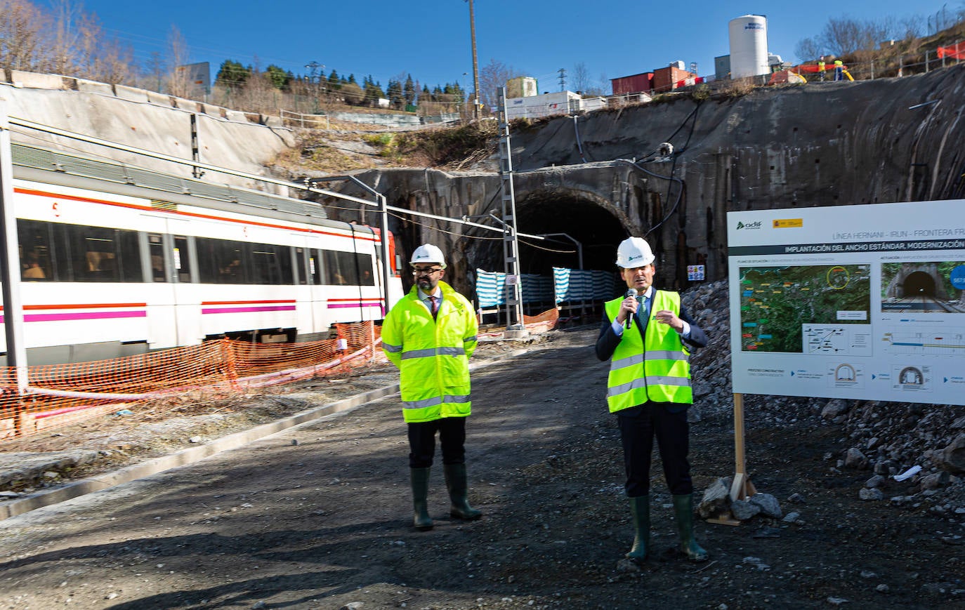 Así van las obras del TAV en Gaintxurizketa