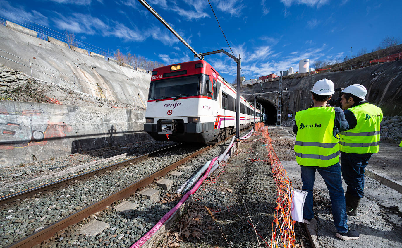 Así van las obras del TAV en Gaintxurizketa