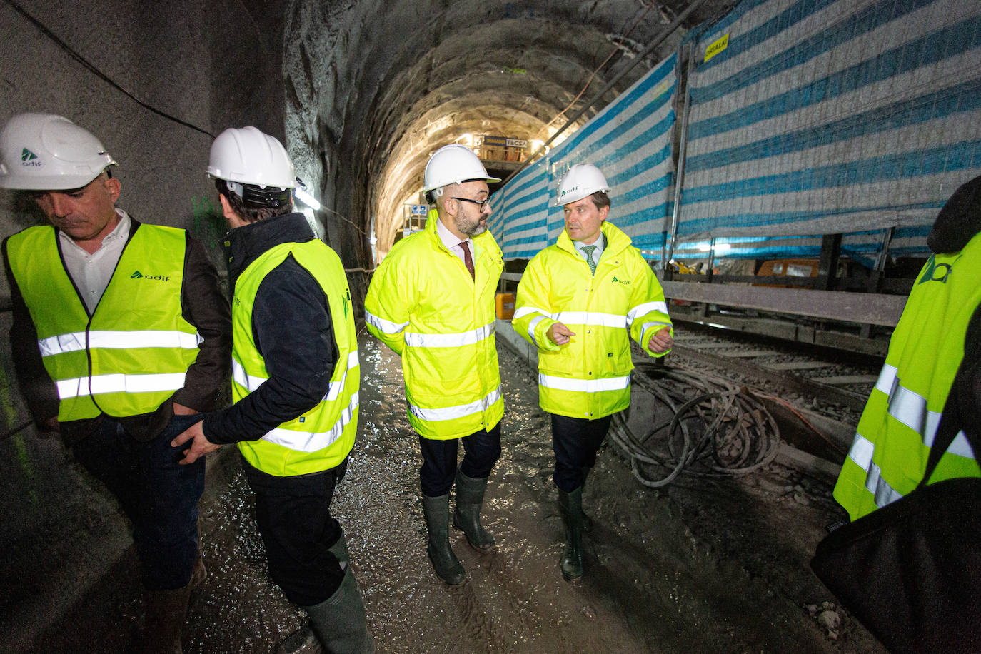 Así van las obras del TAV en Gaintxurizketa