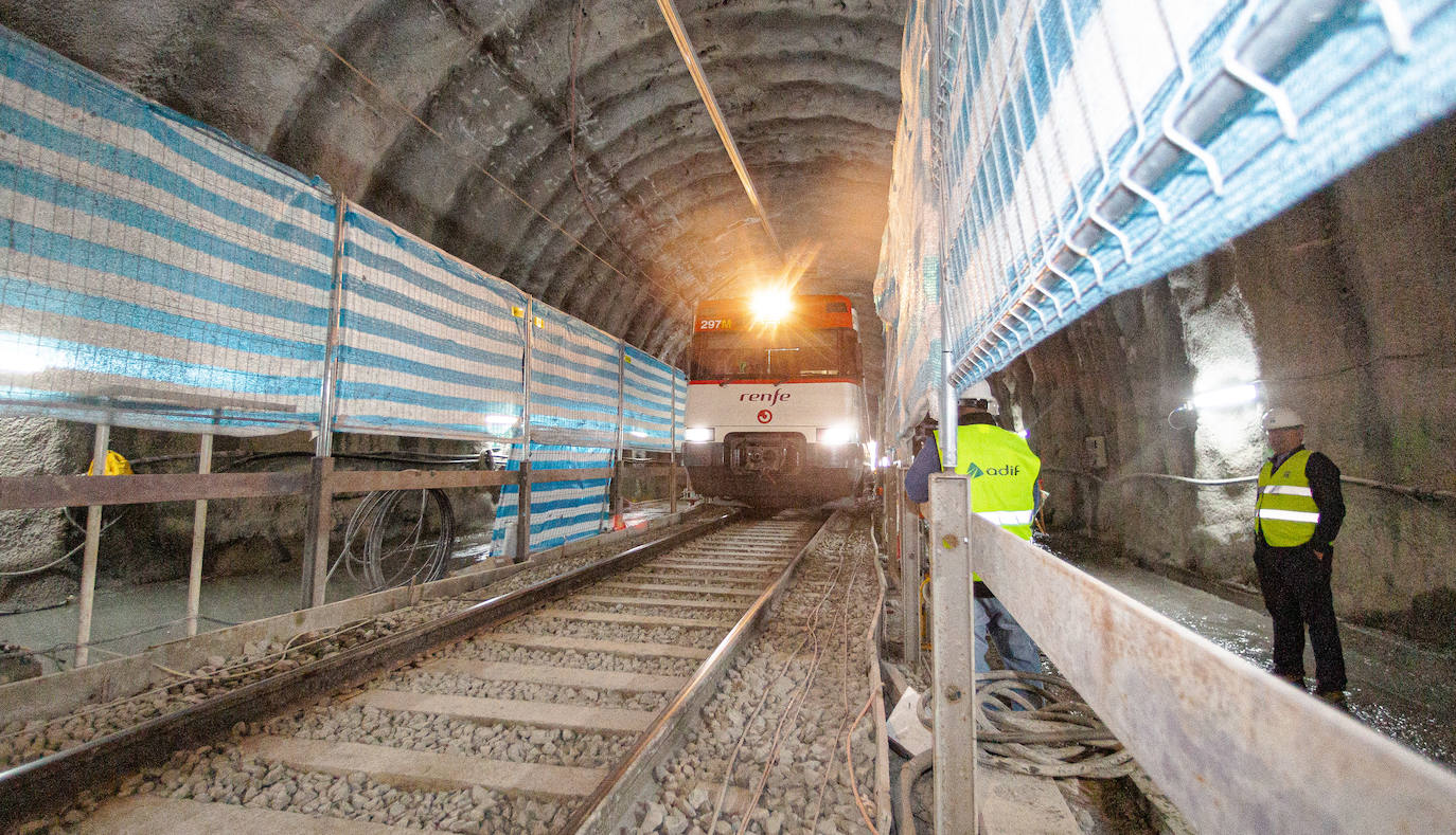 Así van las obras del TAV en Gaintxurizketa