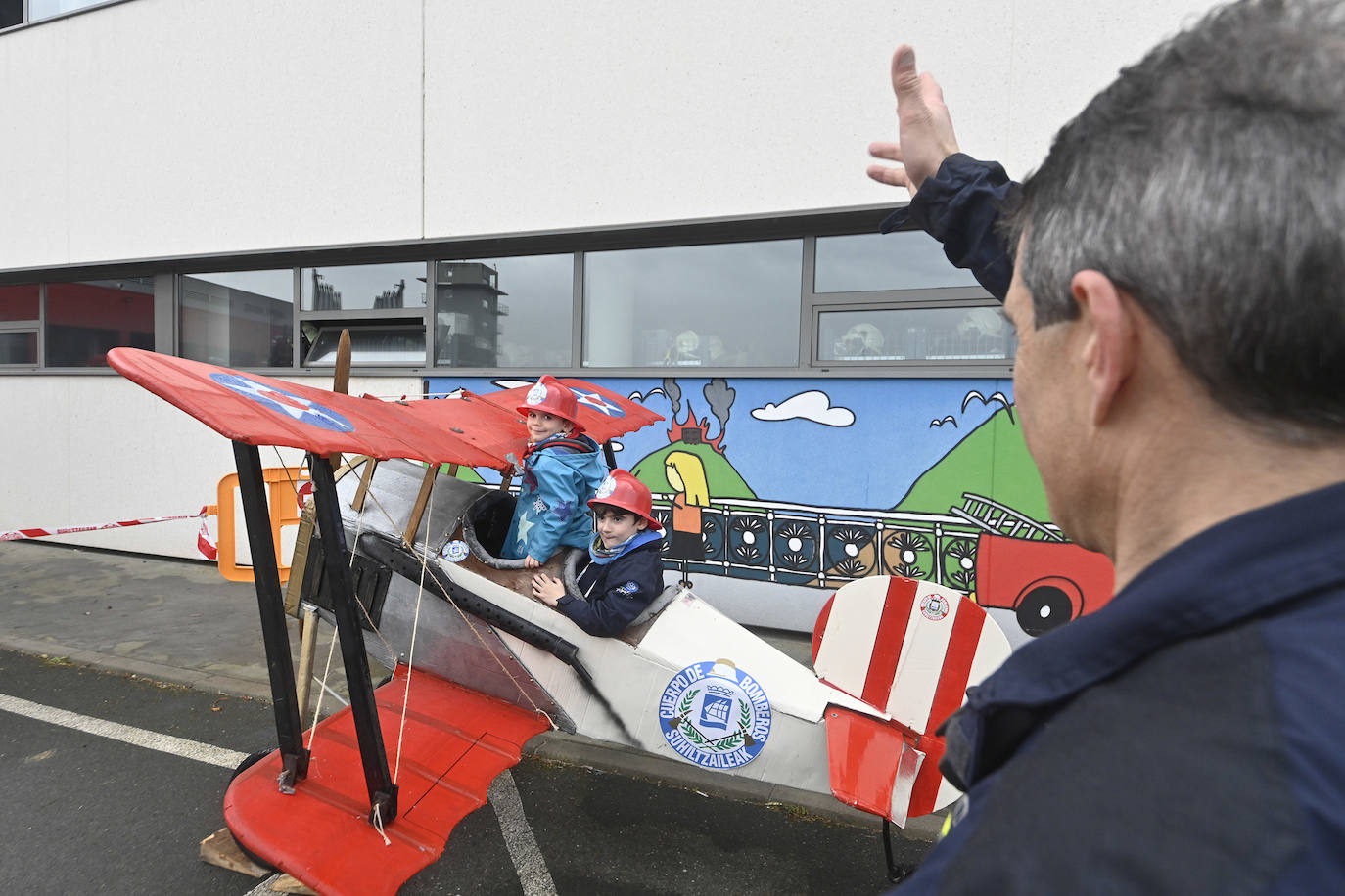 Las mejores imágenes de la jornada de puertas abiertas en el parque de bomberos