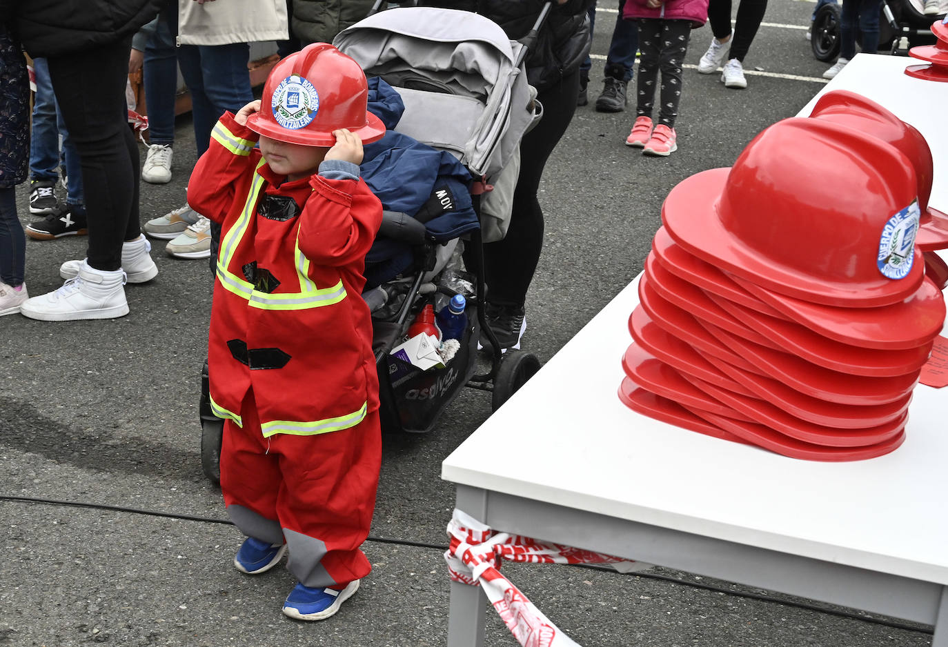 Las mejores imágenes de la jornada de puertas abiertas en el parque de bomberos