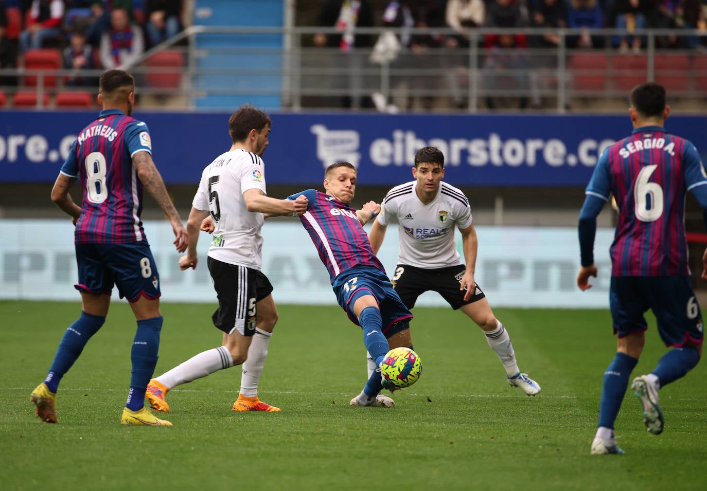 Las mejores imágenes del Eibar-Burgos