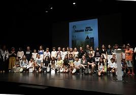 Los participantes de la 35 edición reciben los premios en Niessen en las pasadas Madalenas.