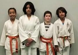 Asteburuan lanean aritu diren judokak.