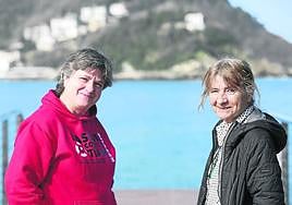 La enfermera Edurne Ollaquindia y la médica Viki Clarademunt denuncian que el Gobierno griego no les deje ofrecer ayuda humanitaria a los migrantes.