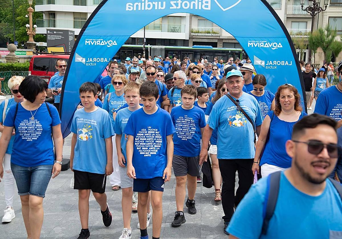 Marcha de Gautena, en una edición anterior.