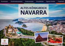 Una de las webs en las que se promociona el turismo en Navarra con La Concha como imagen principal.