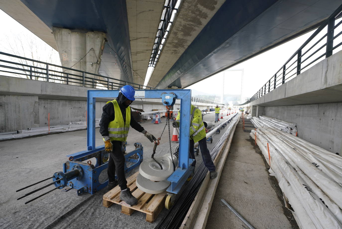Transportes concluirá en un año el tramo de la Y vasca entre Hernani y Astigarraga