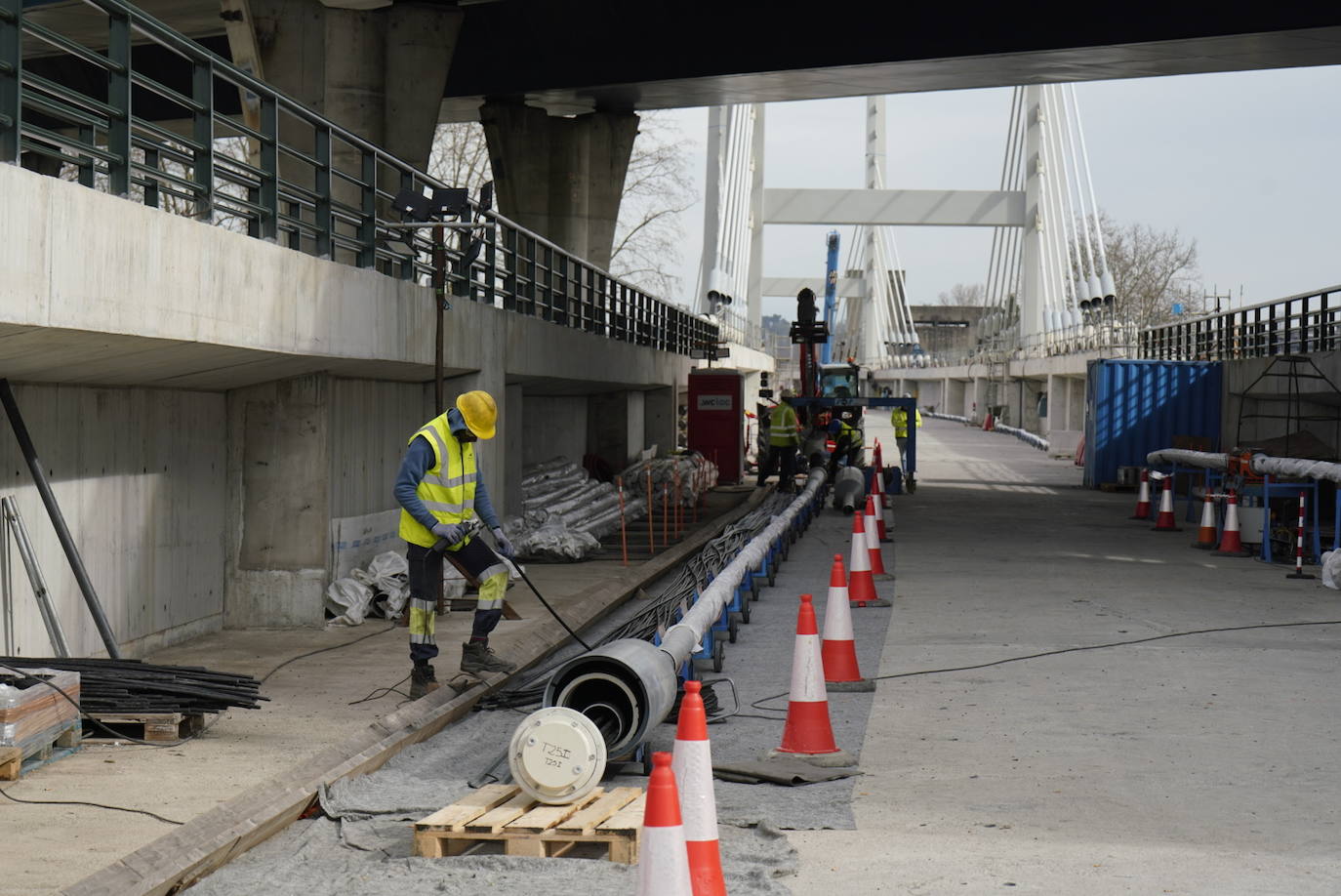 Transportes concluirá en un año el tramo de la Y vasca entre Hernani y Astigarraga