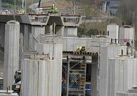 Transportes concluirá en un año el tramo de la Y vasca entre Hernani y Astigarraga