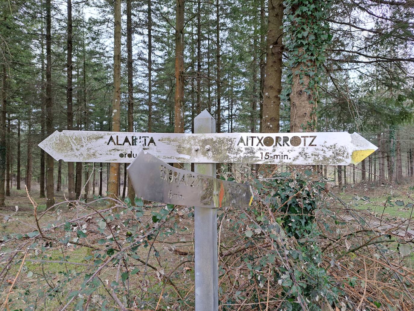 Aitzorrotz, una mole sobre el Alto Deba