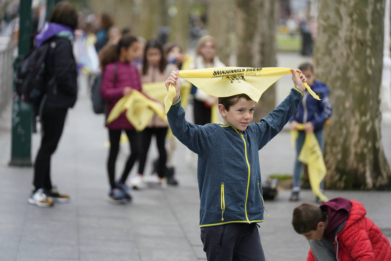 Errenteria eta Donostia batu ditu giza kateak
