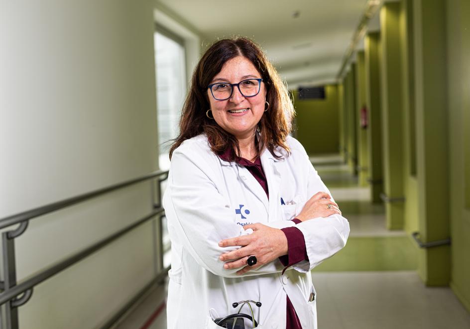 Mariate Rodrigo, jefa de Nefrología del Hospital Universitario Donostia.