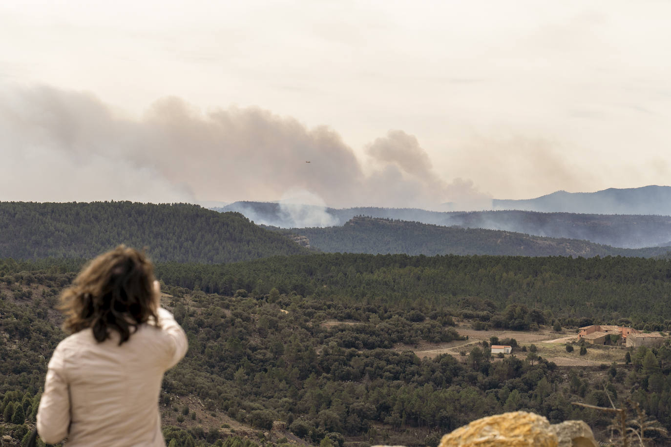 Incendio en Castellón y Teruel