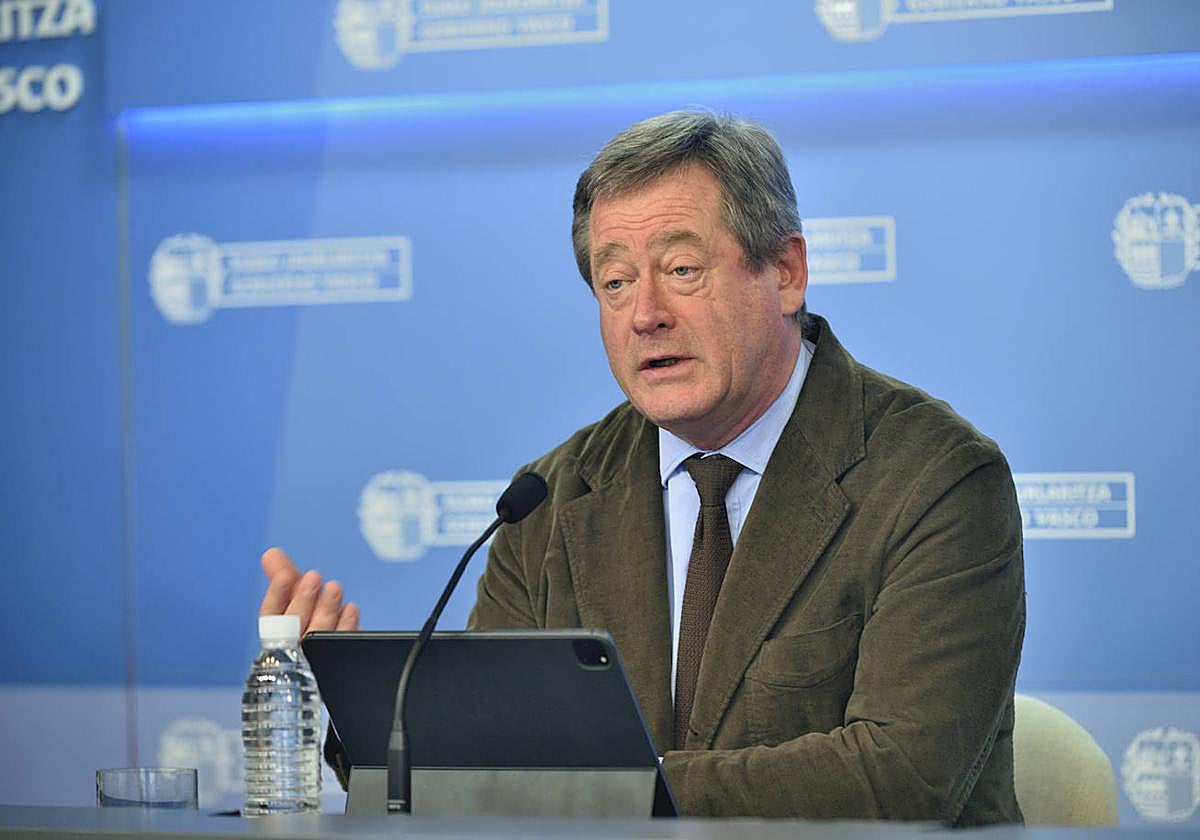 El portavoz del Gobierno Vasco, Bingen Zupiria.