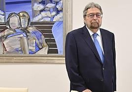 Manuel Lezertua, en las oficinas del Ararteko en San Sebastián.