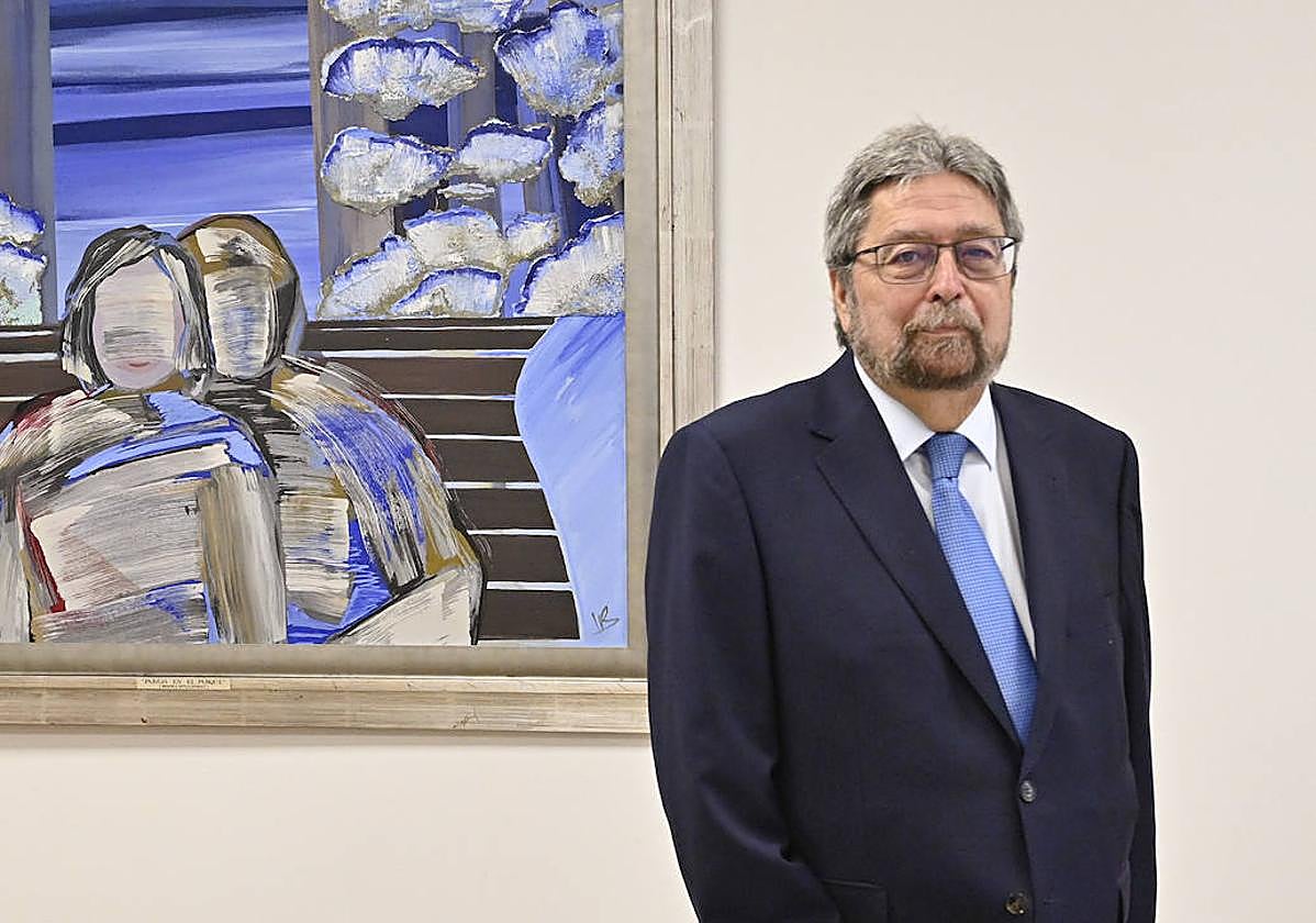 Manuel Lezertua, en las oficinas del Ararteko en San Sebastián.