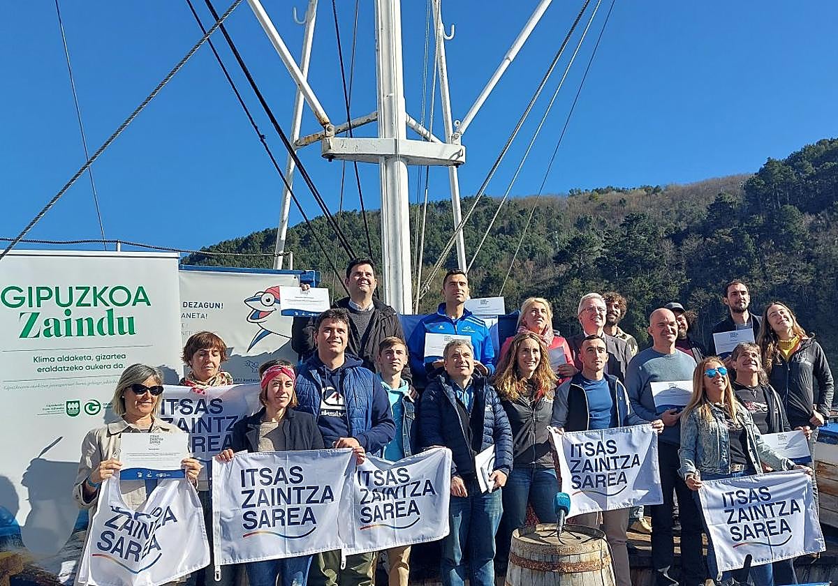 En el Mater. Algunos de los participantes en la red recién creada.