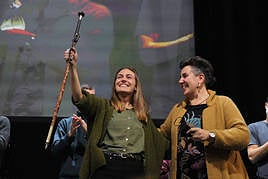 Nerea Ibarzabal, 2021eko finaleko txapeldun izendatu berritan.