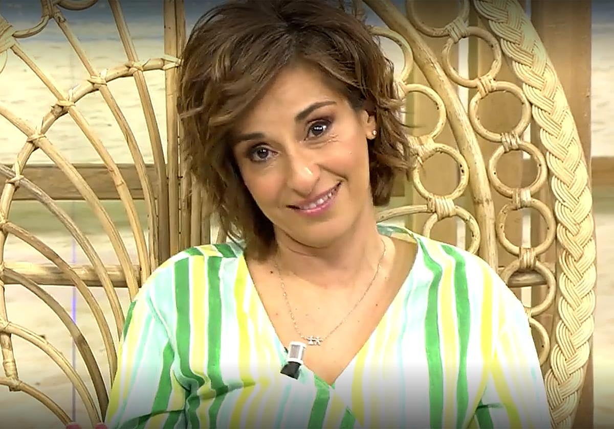 Adela González durante una emisión de 'Sálvame' esta semana.