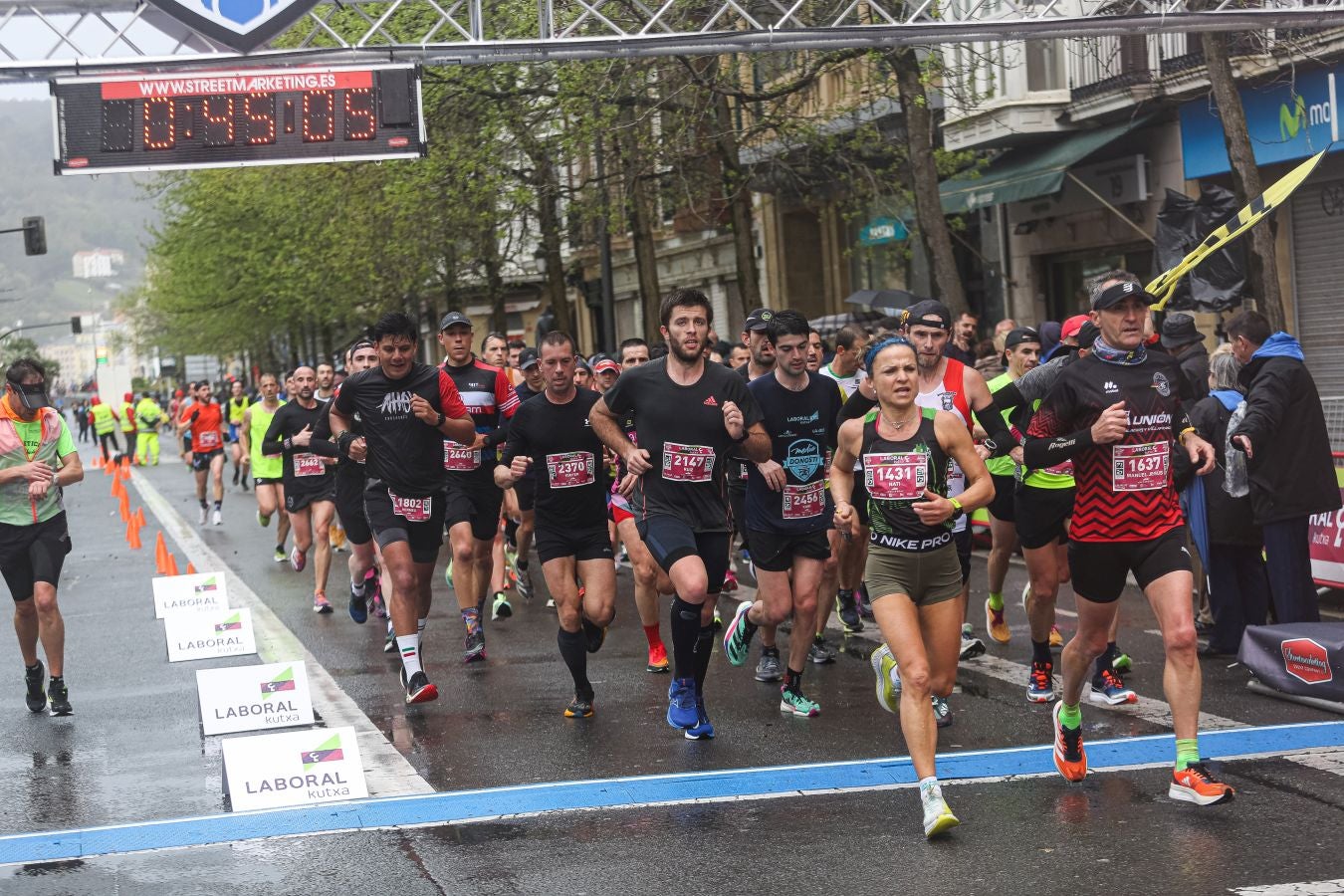 Sigueni y Suárez se llevan el triunfo en la Media Donosti