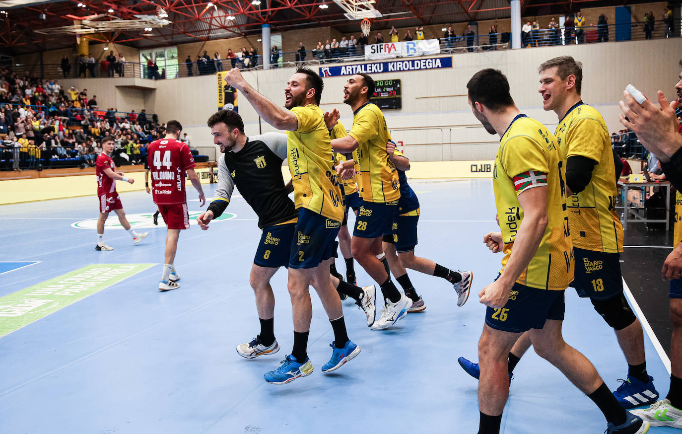 Poderosa victoria del Bidasoa ante el Logroño