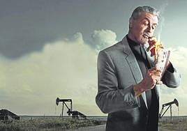 El gran Sylvester Stallone encarna a Dwight 'El General' Manfredi, un mafioso simpático, en la divertida serie 'Tulsa King'.