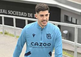 Carlos Fernández se incorpora este jueves al grupo en Zubieta