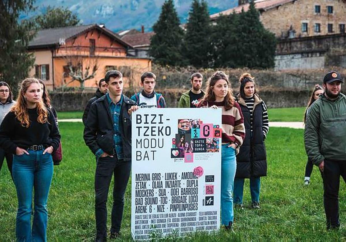 Dirigentes de Ernai, en una comparecencia pública hace pocos días.