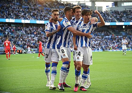 El 1x1 de los jugadores de la Real Sociedad ante el Getafe