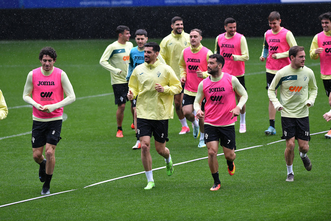 Las mejores imágenes del entrenamiento del Eibar