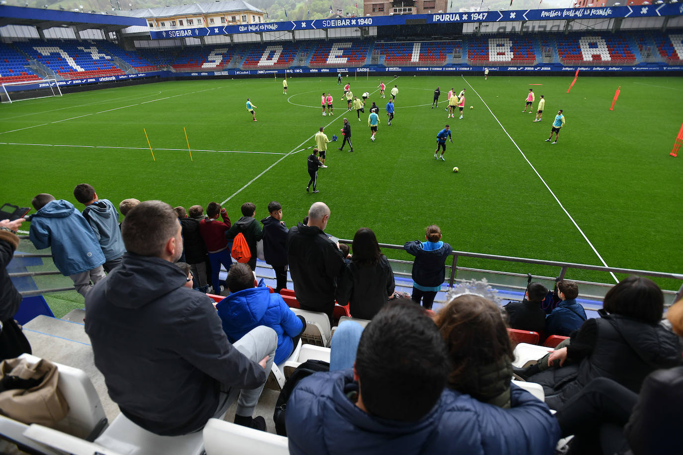 Las mejores imágenes del entrenamiento del Eibar