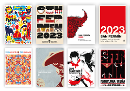 San Fermín 2023: Los diez carteles finalistas
