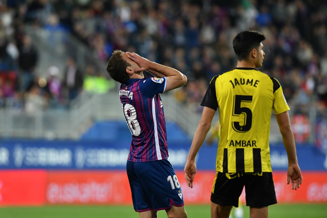 Las mejores imágenes del Eibar-Zaragoza