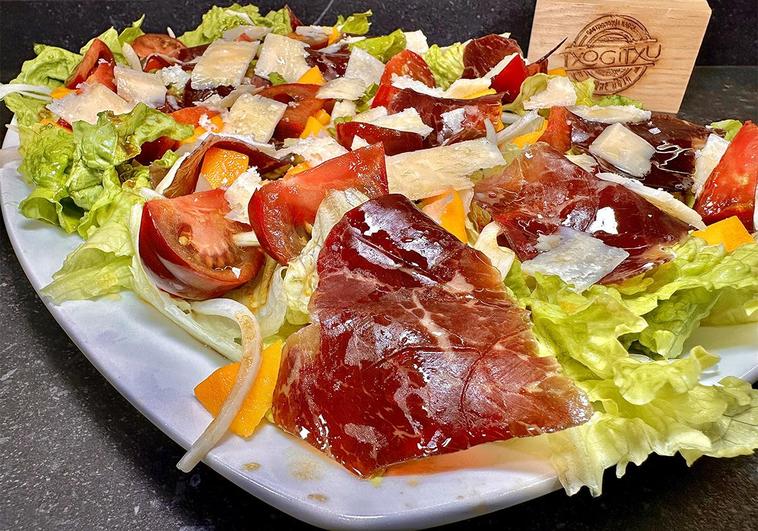 Receta de ensalada de jamón de vaca