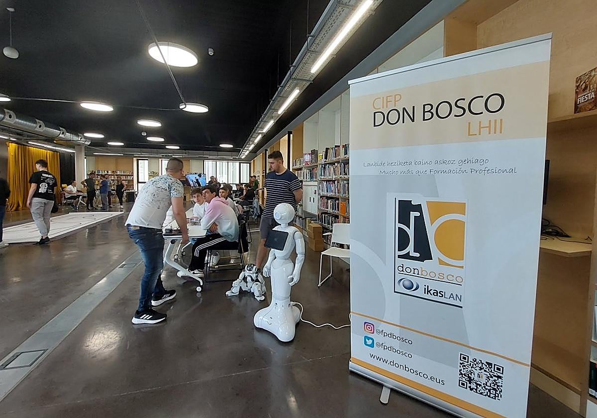 Lekuona acogió una exposición de proyectos de Don Bosco.