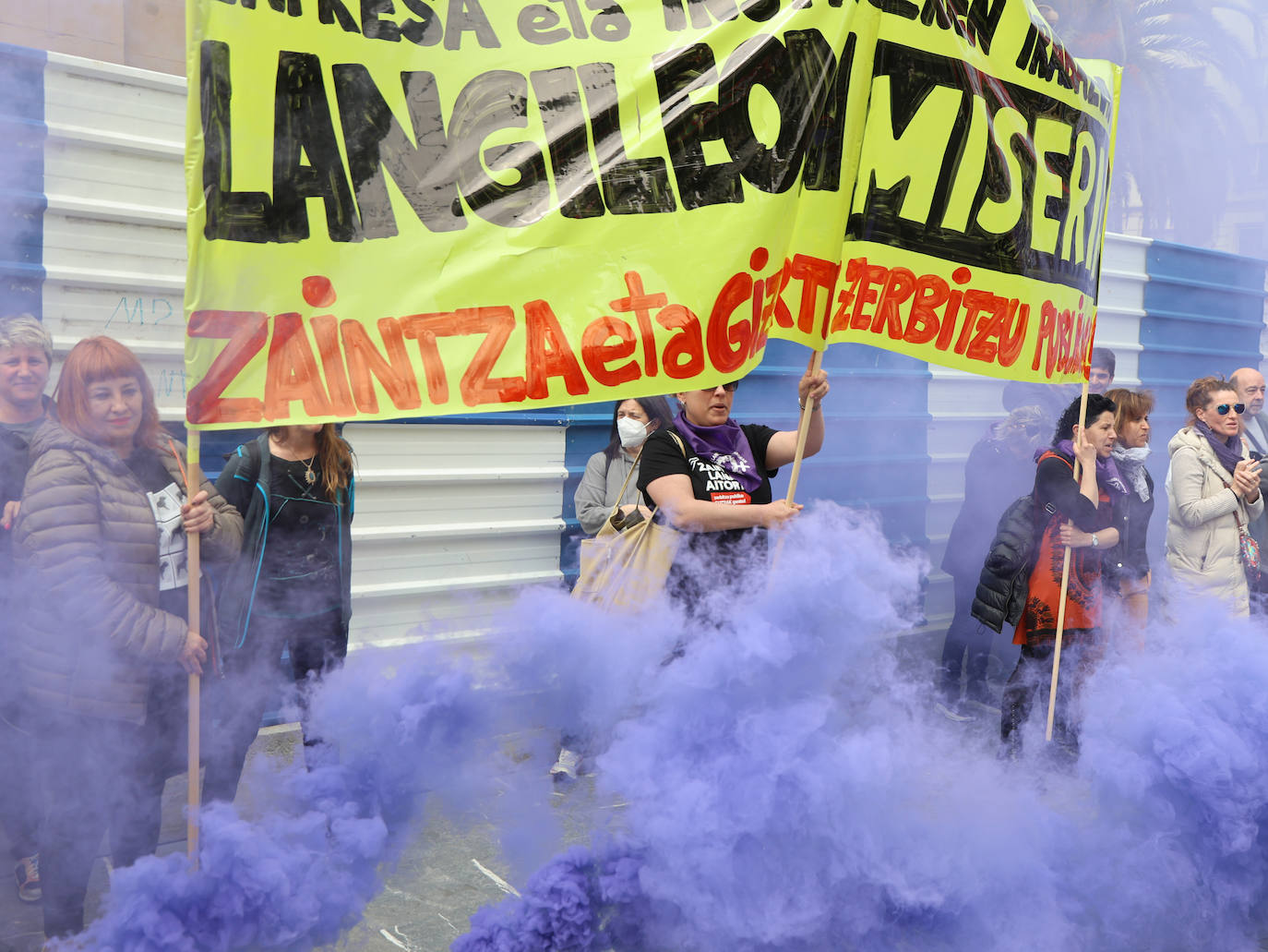 Una manifestación para reivindicar derechos