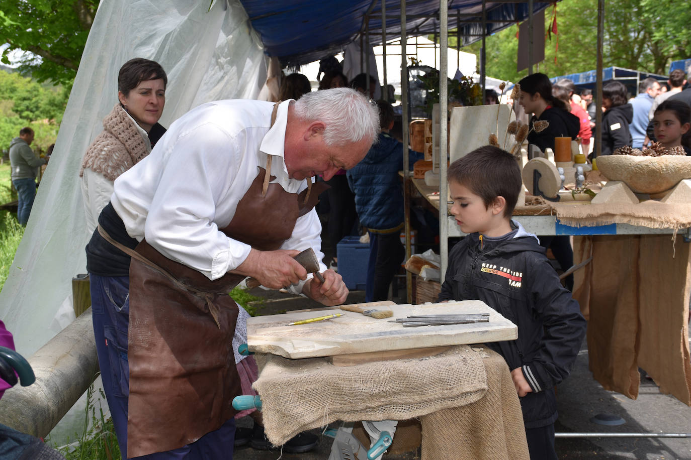 Apertura de pastos en Larraitz