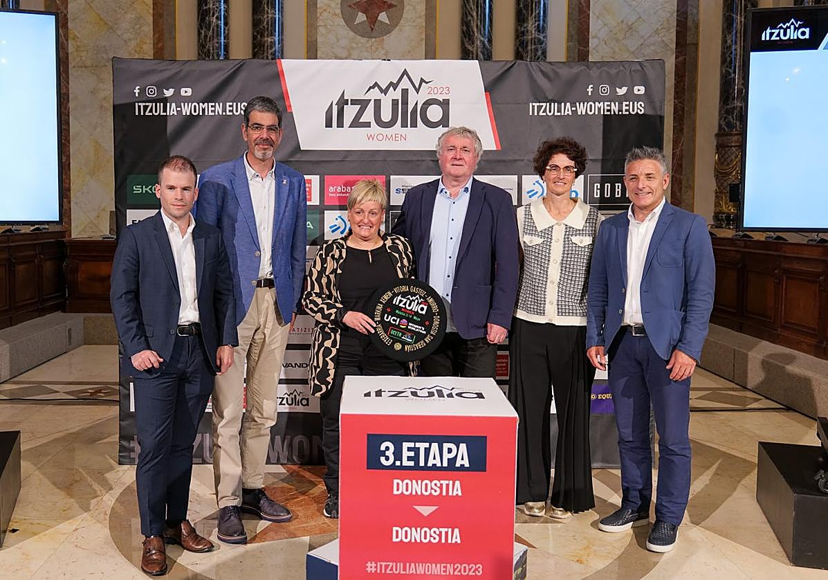 Julián Eraso, este miércoles, durante la presentación de la Itzulia.