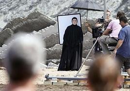 Christoph Waltz, Zumaian, Woody Allen-en film grabaketan.