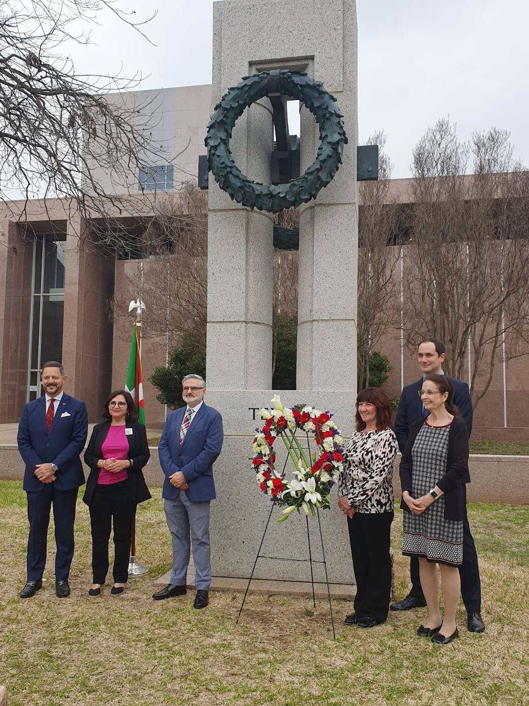 Imagen - El homenaje tributado el 1 de marzo por Texas a los soldados vasco-americanos.j
