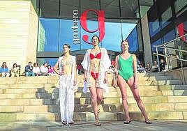 La moda de baño tuvo su protagonismoen este 'fashion show' con Calzedonia.