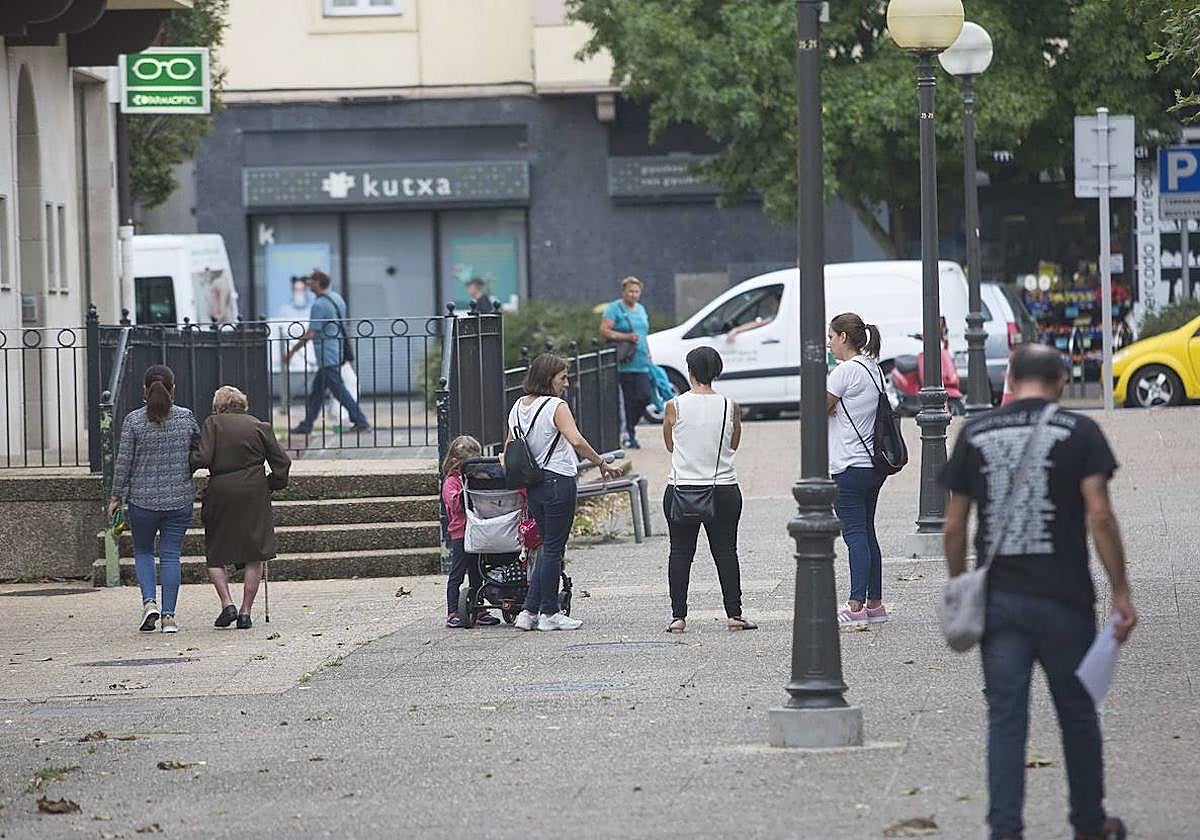 Zona del barrio de Larraundi de Irun en el que se produjo el intento de secuestro.