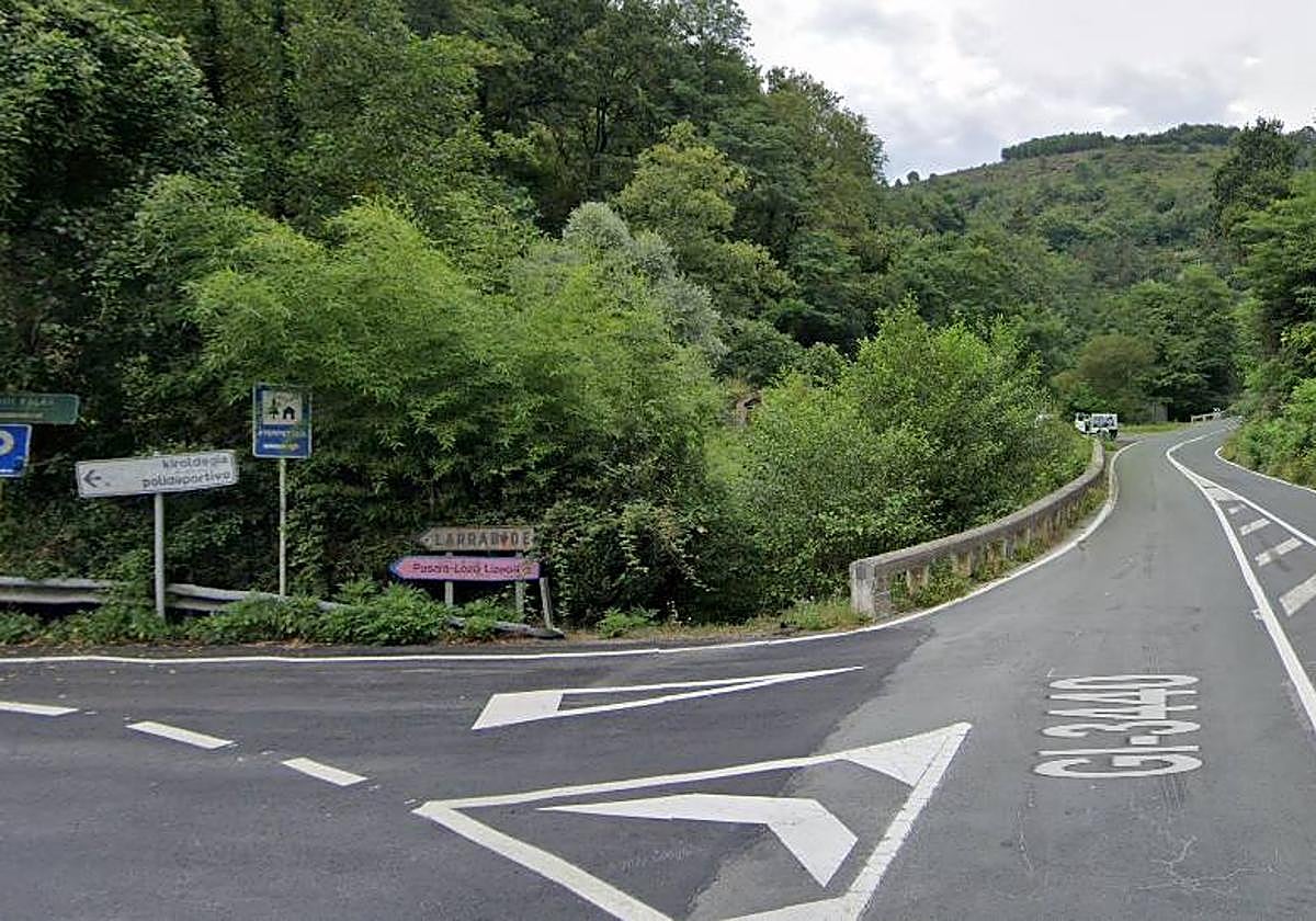 Un motorista herido en un accidente en Lezo