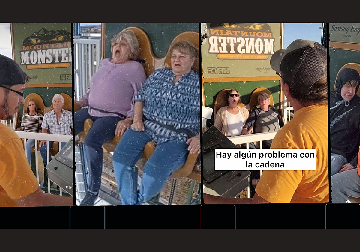 El susto de sus vidas gracias a la broma de un operario del un parque de atracciones