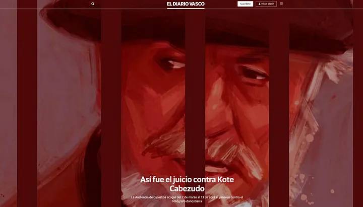 Especial web sobre el juicio de Kote Cabezudo.