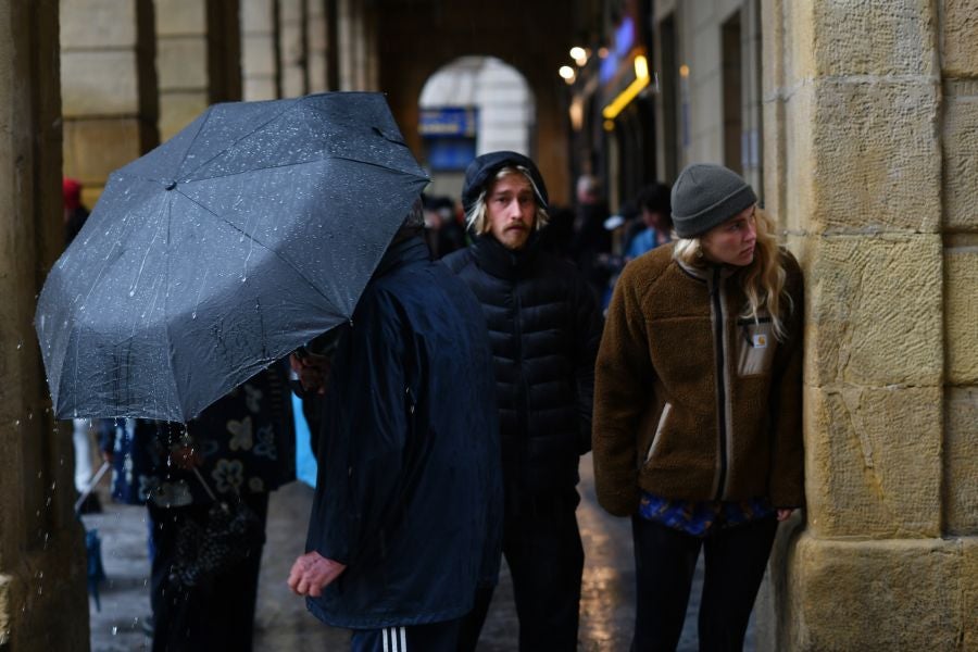 Fin de semana pasado por agua en Gipuzkoa