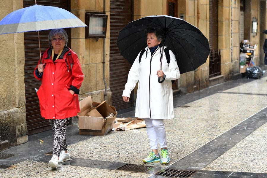Fin de semana pasado por agua en Gipuzkoa