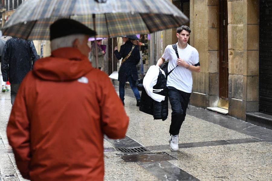 Fin de semana pasado por agua en Gipuzkoa